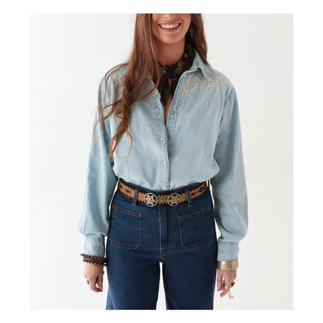Chemise Texas Sun Austin | Bleu ciel