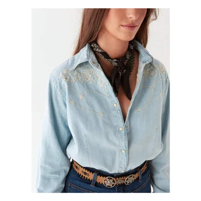 Chemise Texas Sun Austin | Bleu ciel