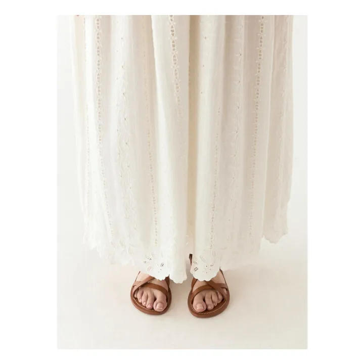 Robe Lord Byron Amandine | Blanc- Image produit n°8