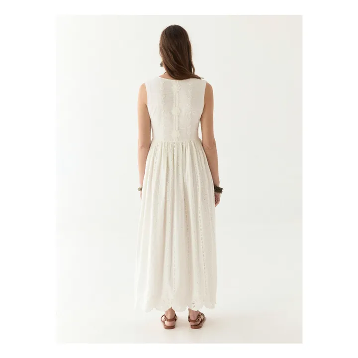 Robe Lord Byron Amandine | Blanc- Image produit n°4