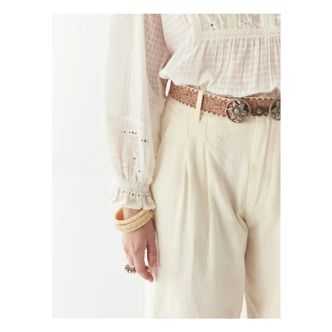 Blouse Lord Byron Sabine | Blanc