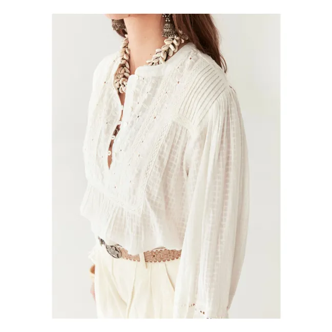 Blouse Lord Byron Sabine | Blanc
