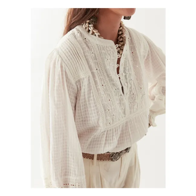 Blouse Lord Byron Sabine | Blanc