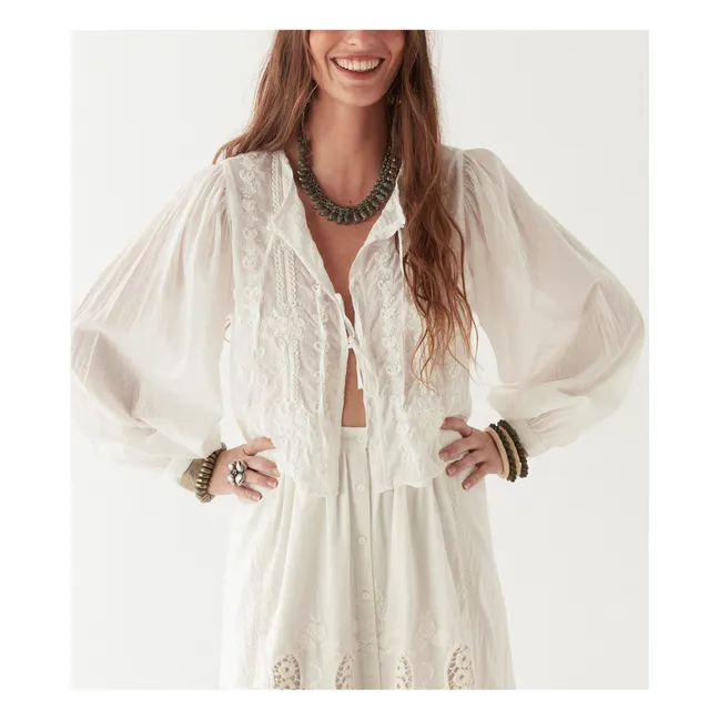 Blouse Lord Byron Ludovica | Blanc