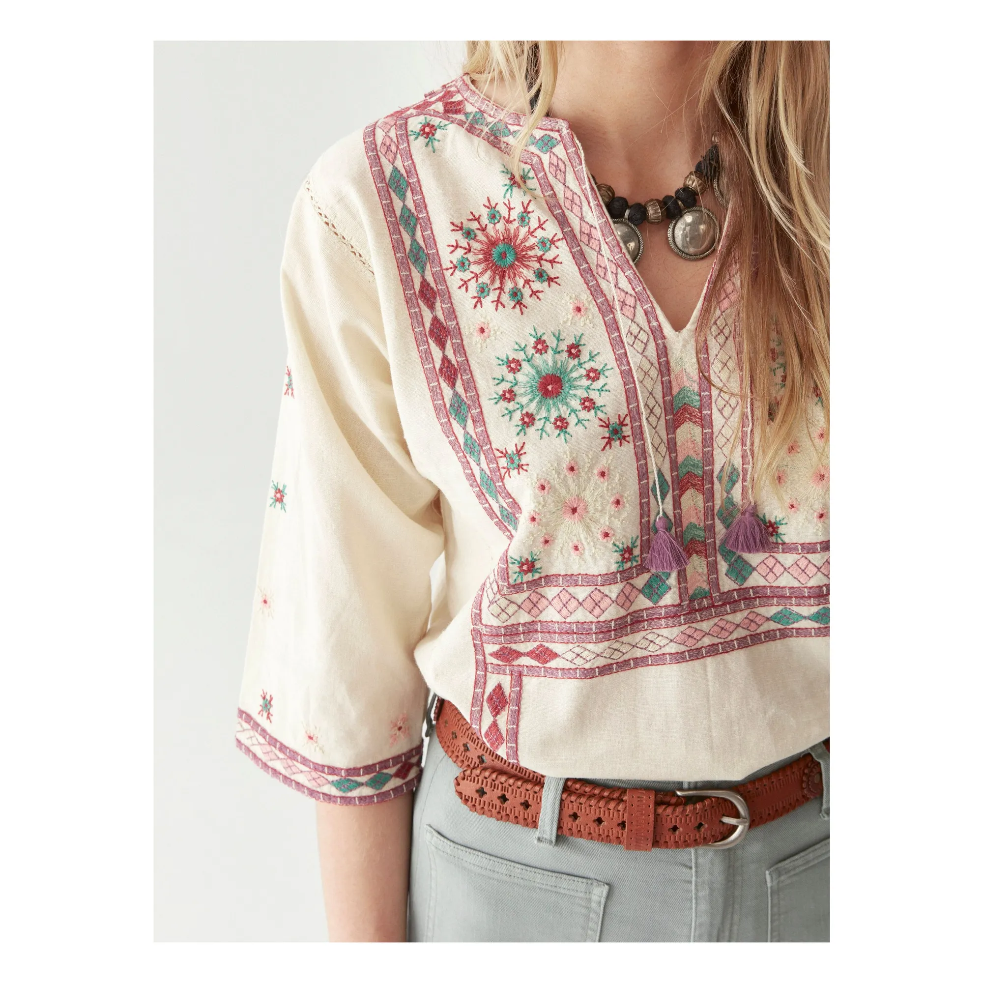 Blouse Choti Holi Nimirta | Ecru- Image produit n°5