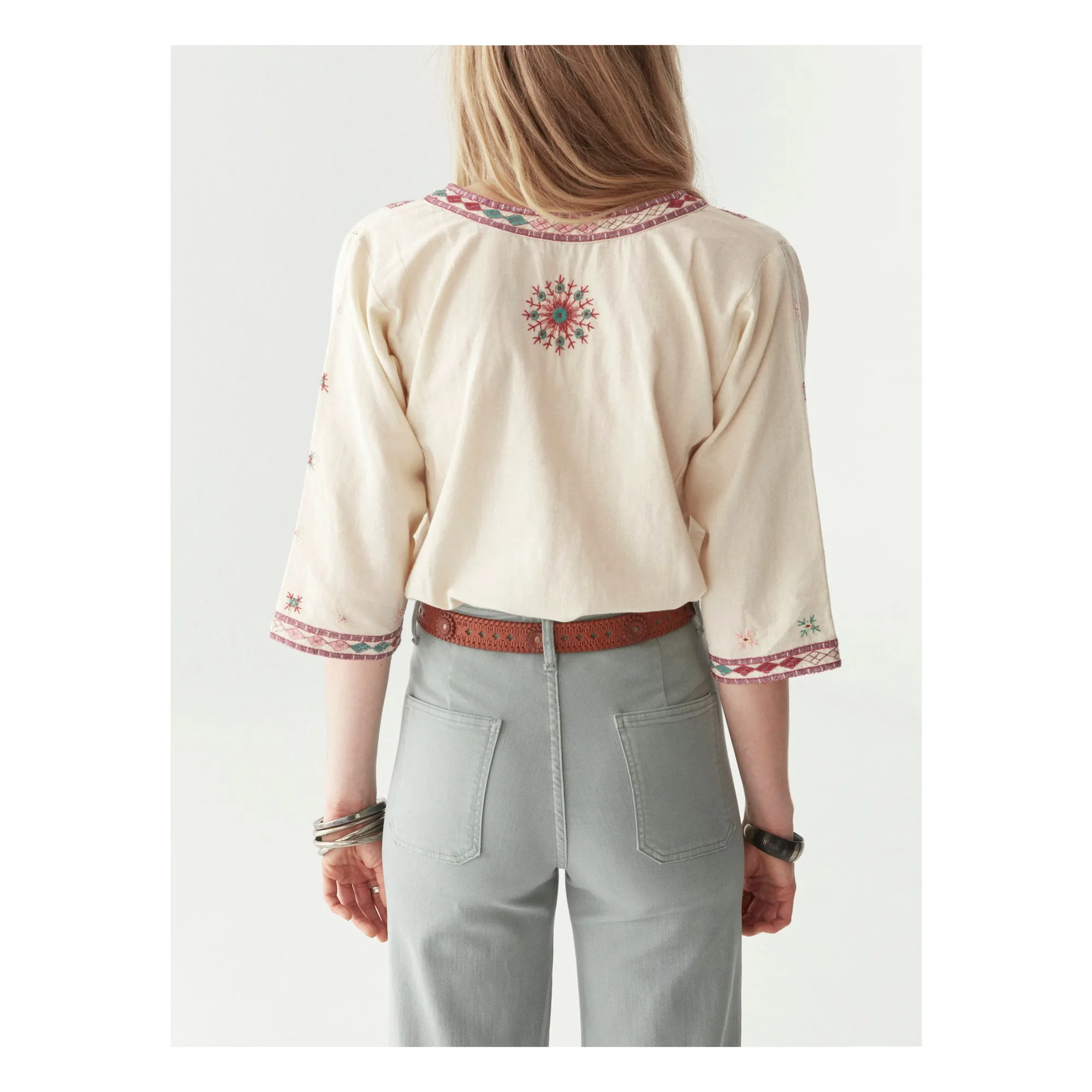 Blouse Choti Holi Nimirta | Ecru- Image produit n°4