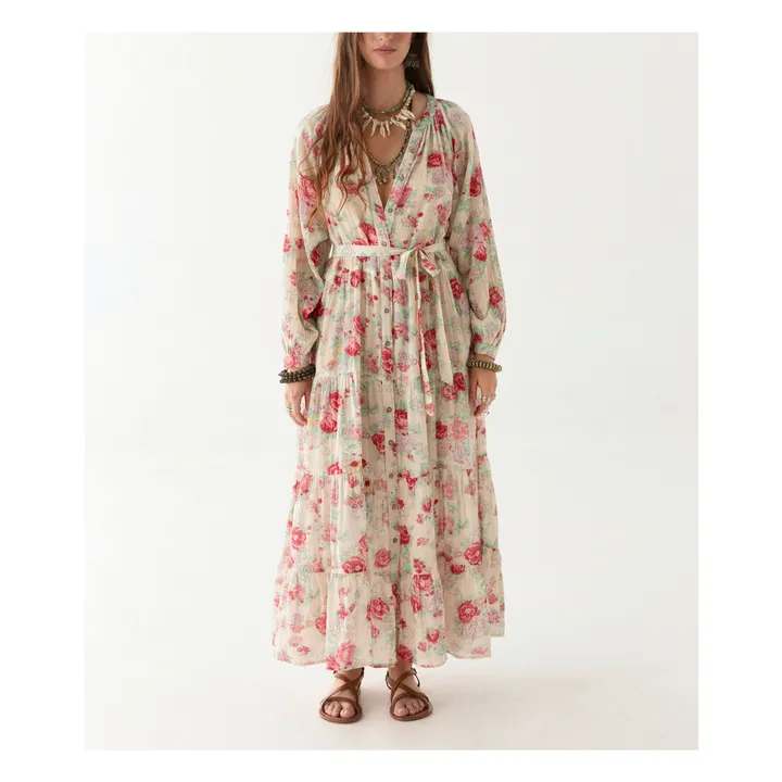 Robe Balmoral Agustina | Ecru- Image produit n°2