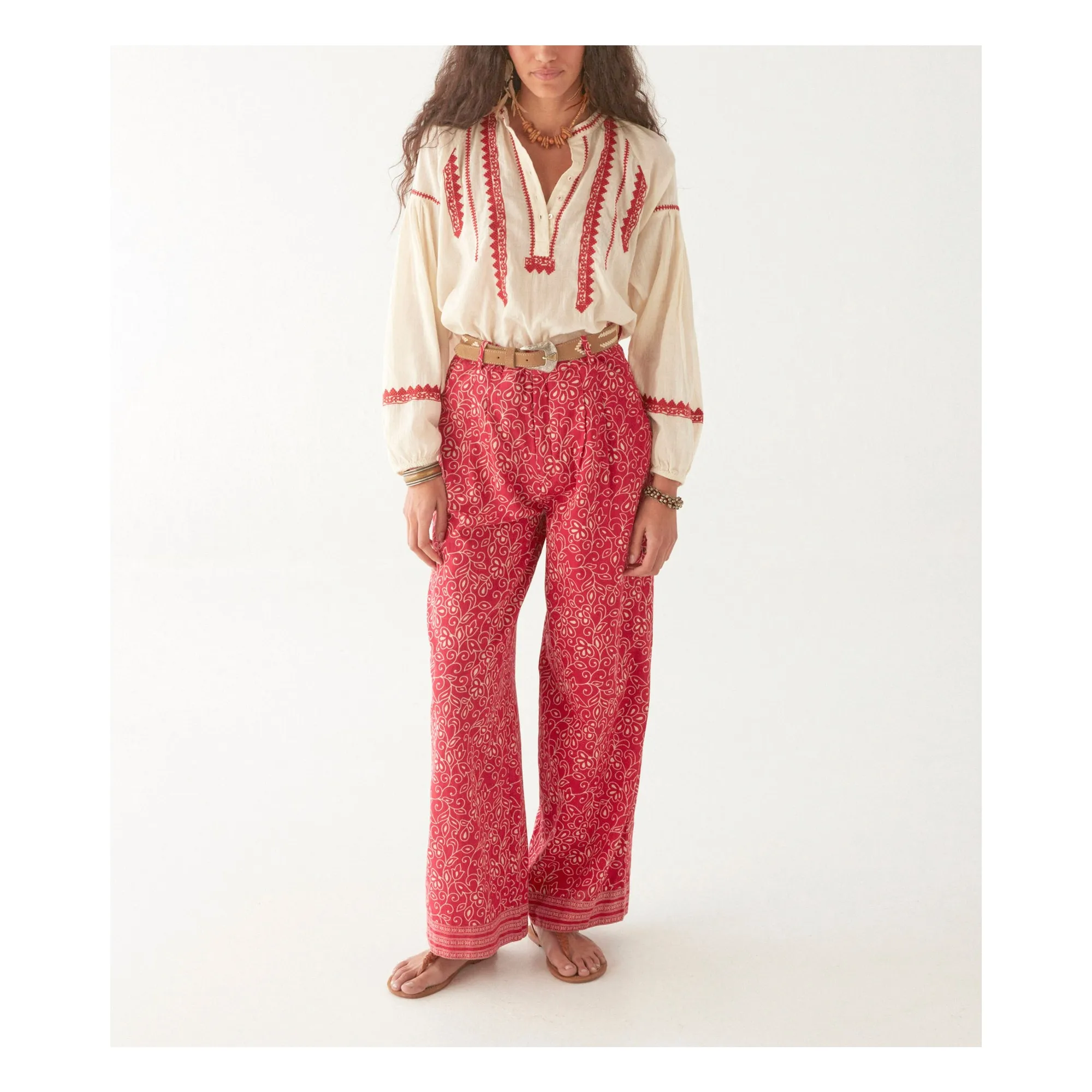 Blouse Ragusa Irina | Ecru- Image produit n°1