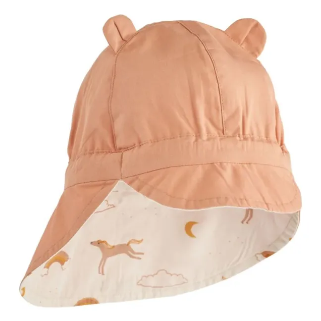 Gorra de algodón orgánico reversible Gorm | Rosa Melocotón