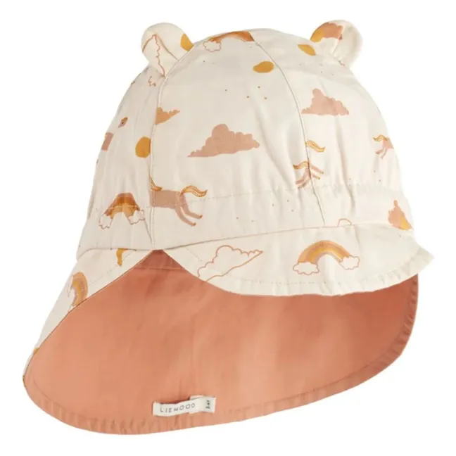 Gorra de algodón orgánico reversible Gorm | Rosa Melocotón