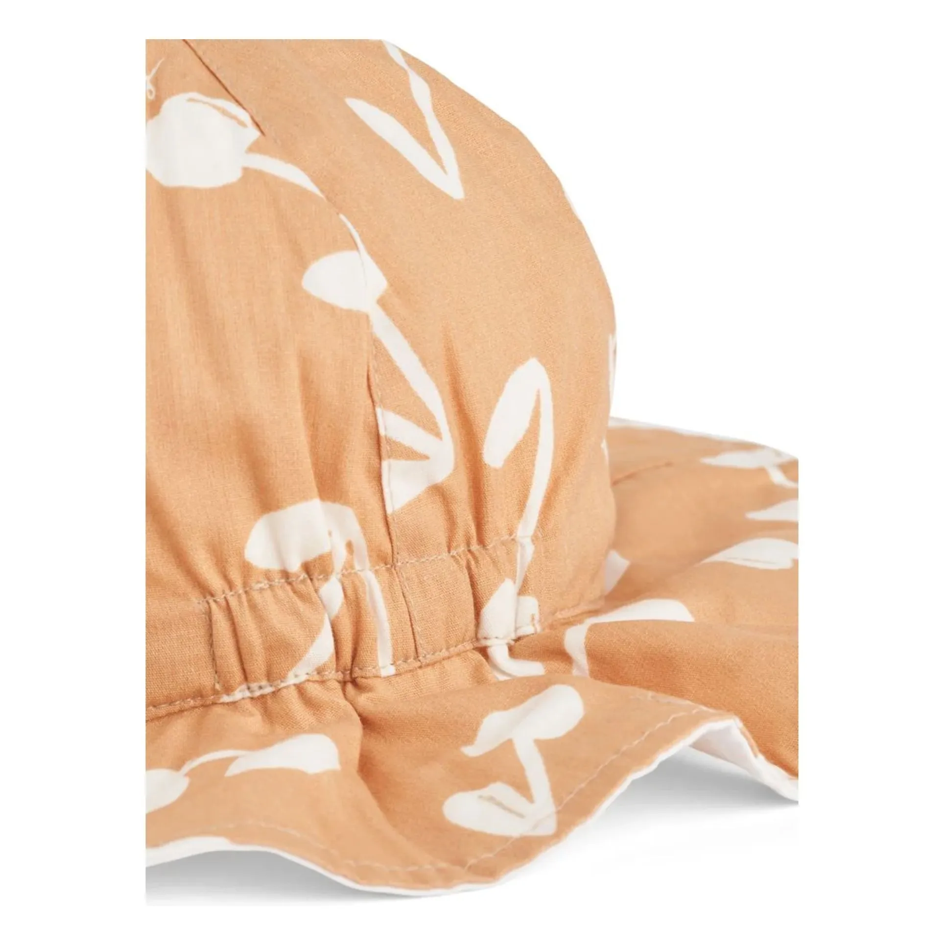 Chapeau Amelia Réversible Coton Bio | Abricot- Image produit n°3