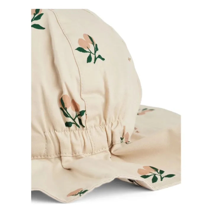 Gorro de algodón orgánico reversible Amelia | Rosa empolvado- Imagen del producto n°2