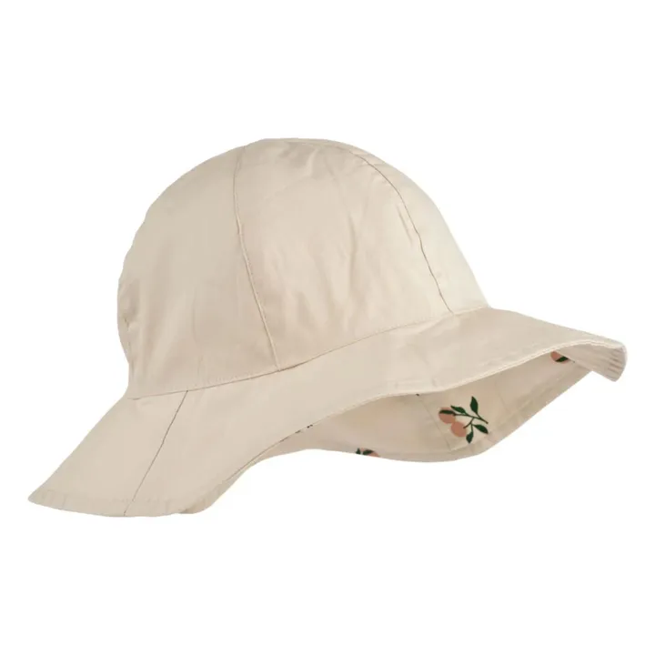 Gorro de algodón orgánico reversible Amelia | Rosa empolvado- Imagen del producto n°1