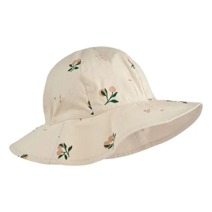 Gorro de algodón orgánico reversible Amelia | Rosa empolvado- Imagen del producto n°0