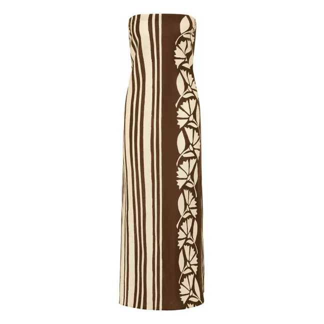 Robe Maeve Clove Coconut Lin | Marron