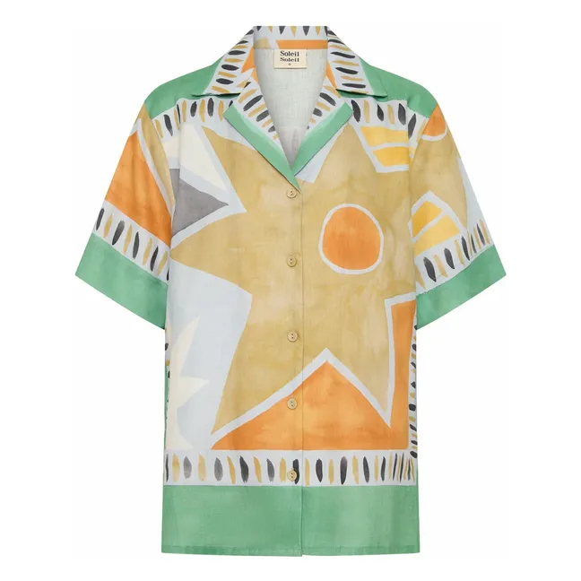 Margot Aster Camicia in lino | Verde acqua