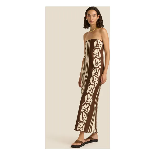 Kleid Maeve Clove Coconut Lin | Braun