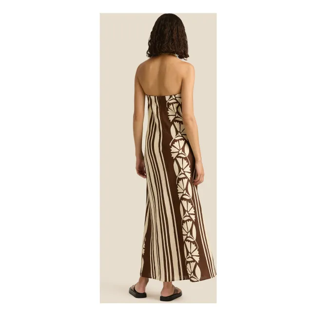 Kleid Maeve Clove Coconut Lin | Braun