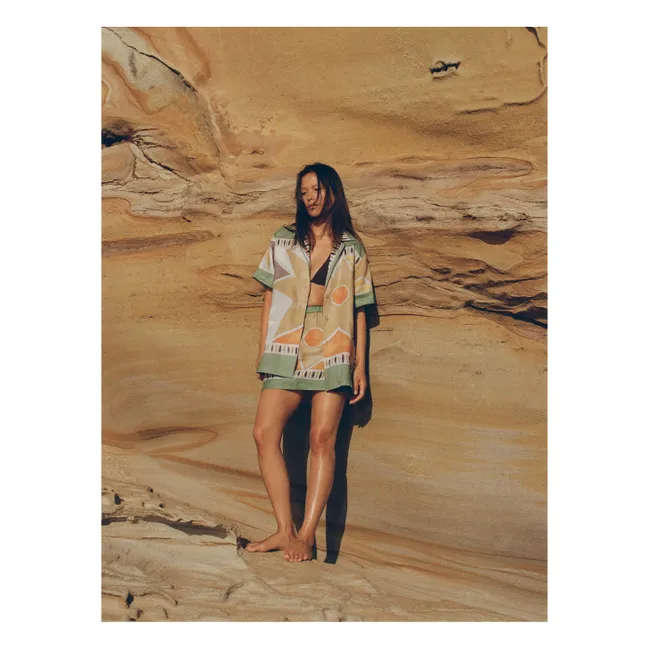 Margot Aster Camicia in lino | Verde acqua