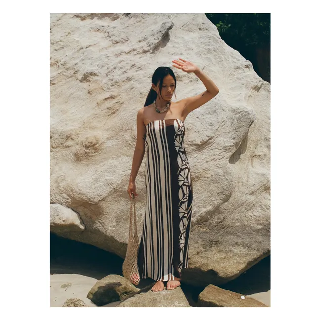 Kleid Maeve Clove Coconut Lin | Braun