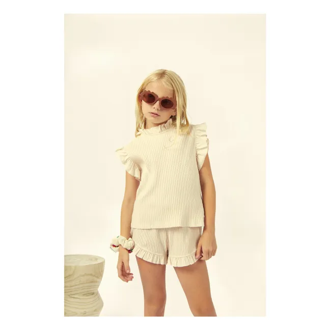 Charlotte corta | Ecru