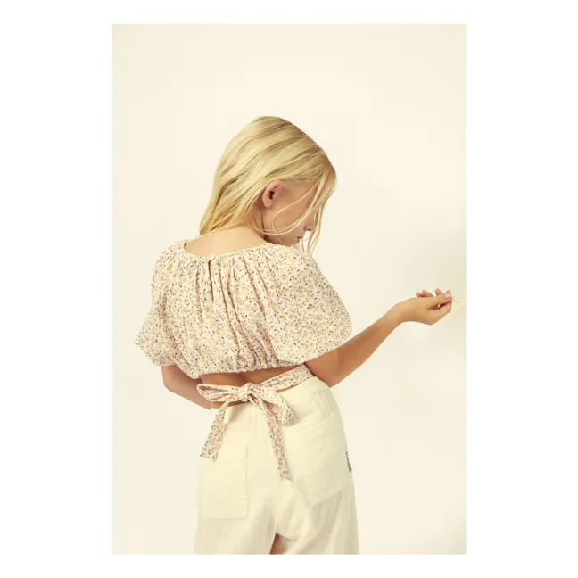 Pantaloni Elise in cotone biologico | Ecru