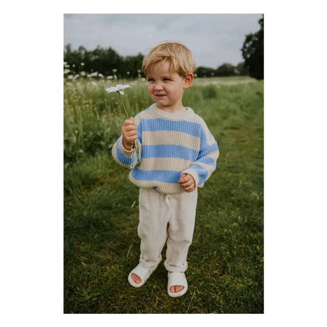 Pantalones de pana ecológica | Marfil