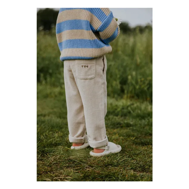 Pantalones de pana ecológica | Marfil