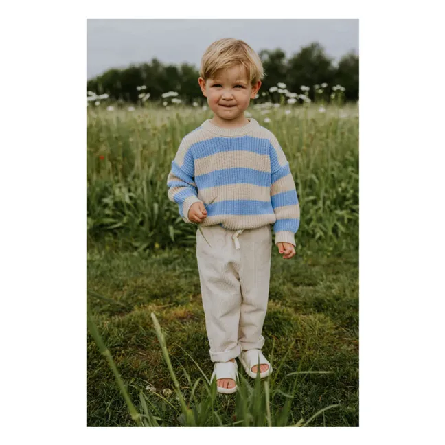 Pantalon Beau Velours Côtelé Bio | Ivoire