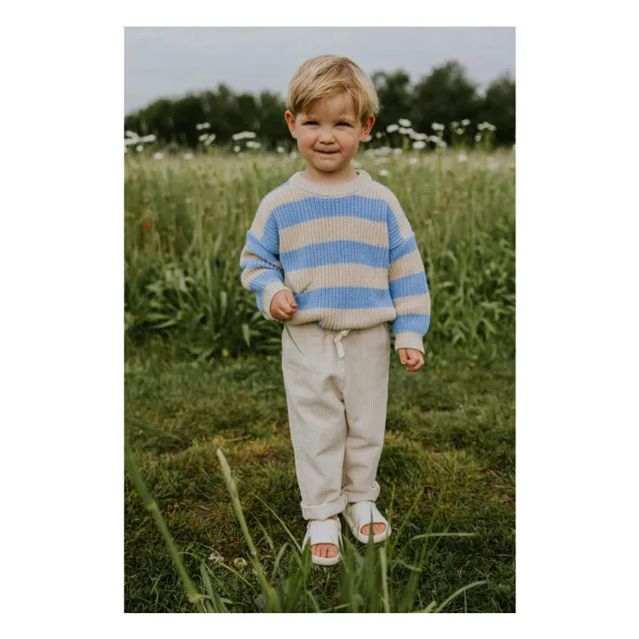 Pantalones de pana ecológica | Marfil- Imagen del producto n°1