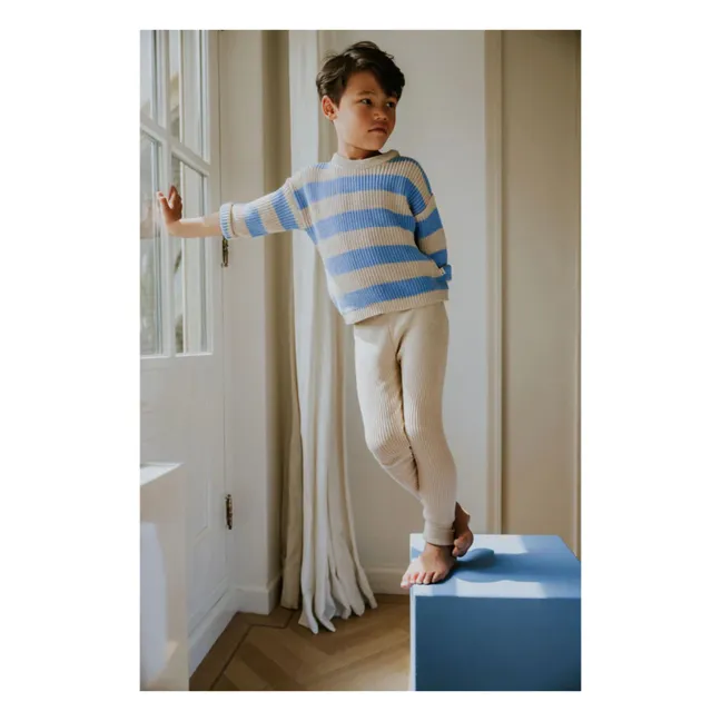 Legging Maille Coton Bio | Beige