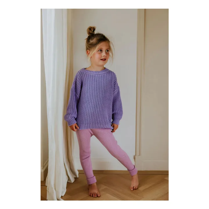 Leggings de punto de algodón ecológico | Parma- Imagen del producto n°2