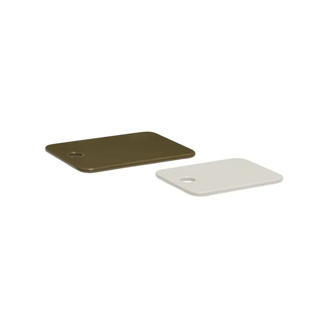 Tavolette in ceramica Amare - Set di 2 | Olive