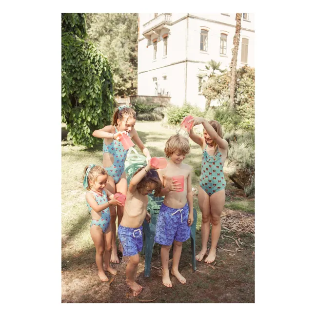 Maillot de Bain Nœud Eponge Bio | Bleu ciel