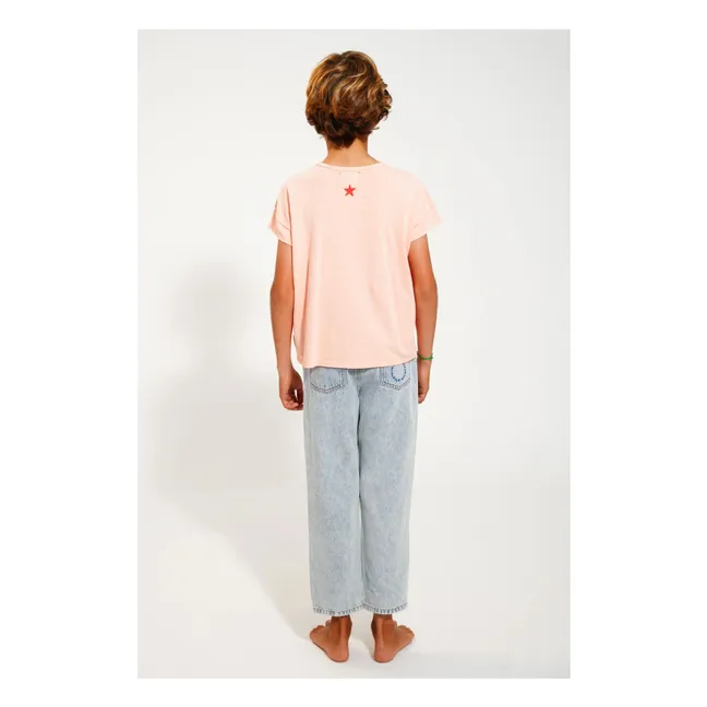 T-shirt Tiger | Rose pêche