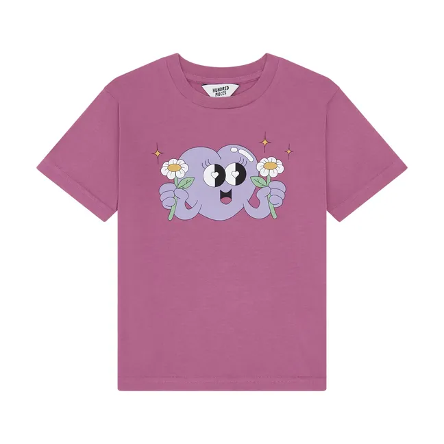 T-Shirt aus Bio-Baumwolle | Violett