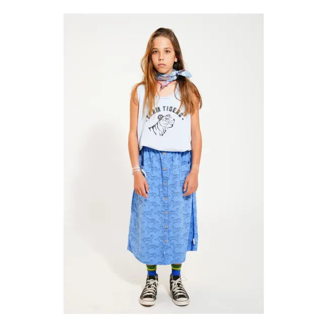 Débardeur Tiger  | Bleu pâle