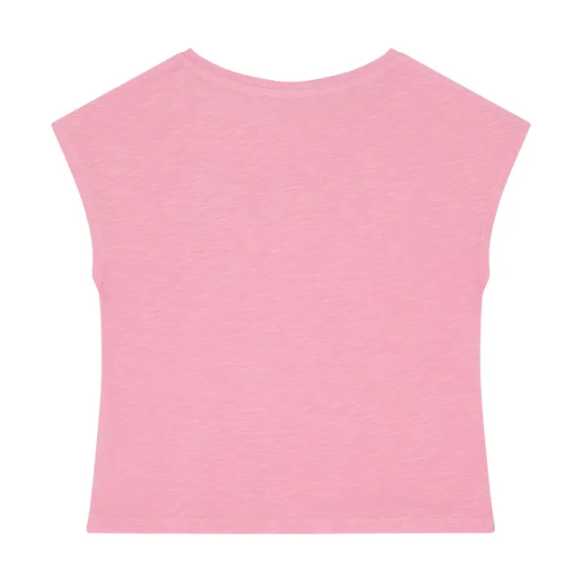 T-shirt Manches Courtes Coton Bio | Rose