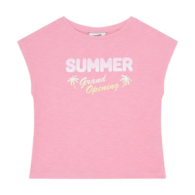 T-shirt Manches Courtes Coton Bio | Rose