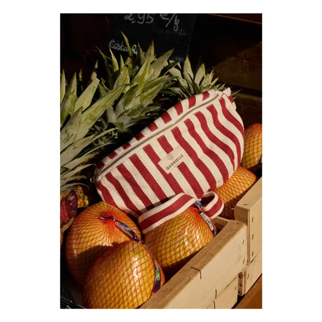 Plátano a rayas | Rojo
