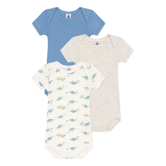 Set of 3 Denver Organic Cotton Bodies | Heather beige