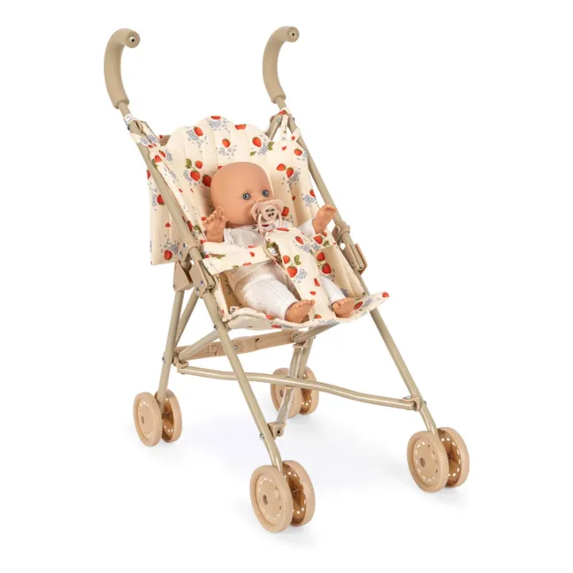 Exklusiv bei Konges Slojd x Smallable - Puppe Coco und ihr Kinderwagen | Seidenfarben