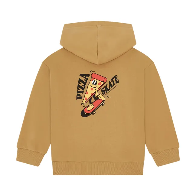 Kapuzen-Sweatshirt aus Bio-Baumwolle | Beige