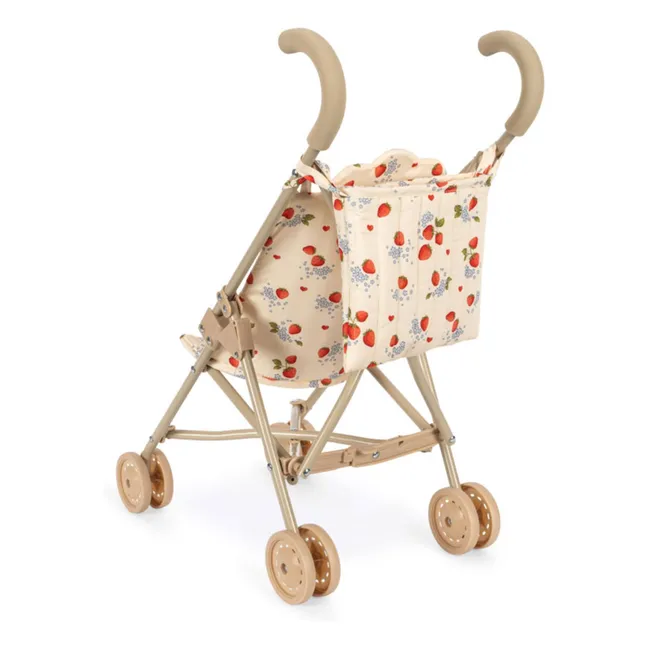 Exklusiv bei Konges Slojd x Smallable - Puppe Coco und ihr Kinderwagen | Seidenfarben