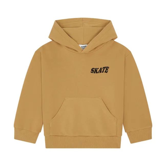 Kapuzen-Sweatshirt aus Bio-Baumwolle | Beige