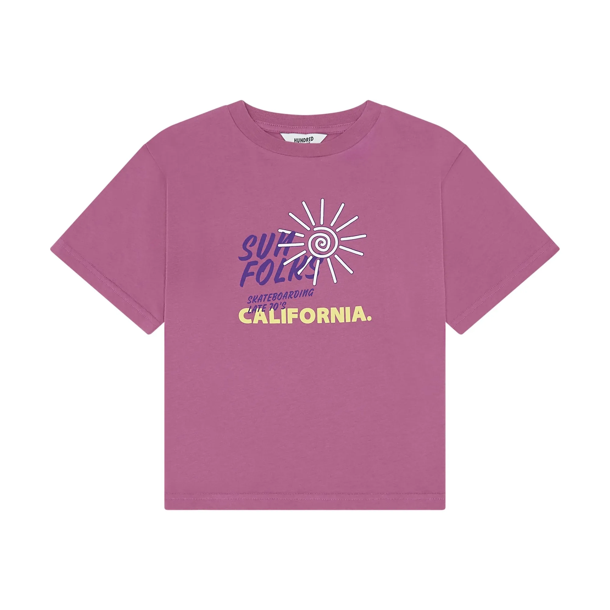 Hundred Pieces Mauve Organic Cotton T-Shirt