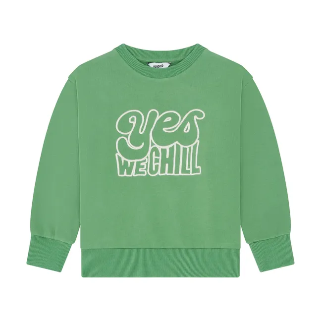 Organic cotton sweatshirt  | Green