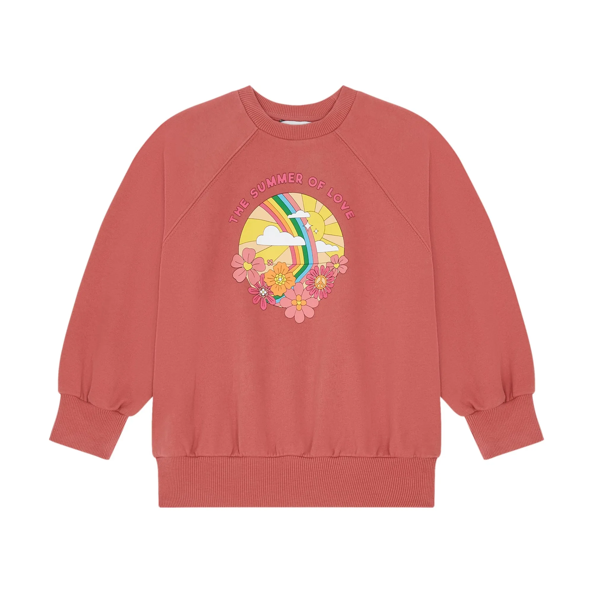 Hundred Pieces Tangerine Organic Cotton Sweatshirt