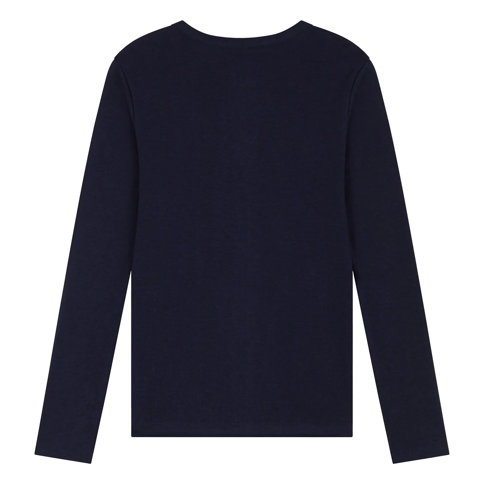 T-shirt l'Iconique Manches Longues - Collection Femme | Bleu marine- Image produit n°4