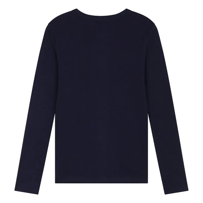 l'Iconique Long Sleeve T-Shirt - Damenkollektion -. | Navy